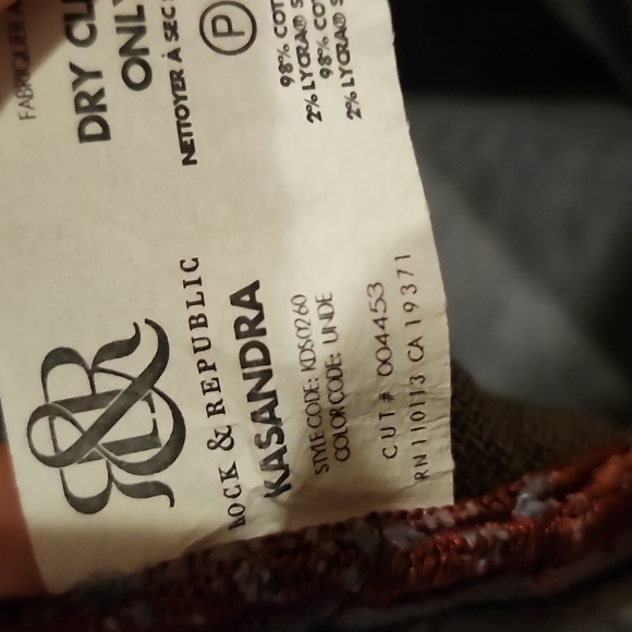 BN💫Rock & Republic Flared jeans. Sz 27 - Picture 12 of 14